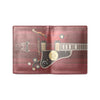 Red Electric Guitar Leather Wallet