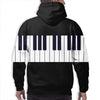 Piano Key Black Hoodie