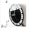 Modern Music Piano Keys Wall Clock
