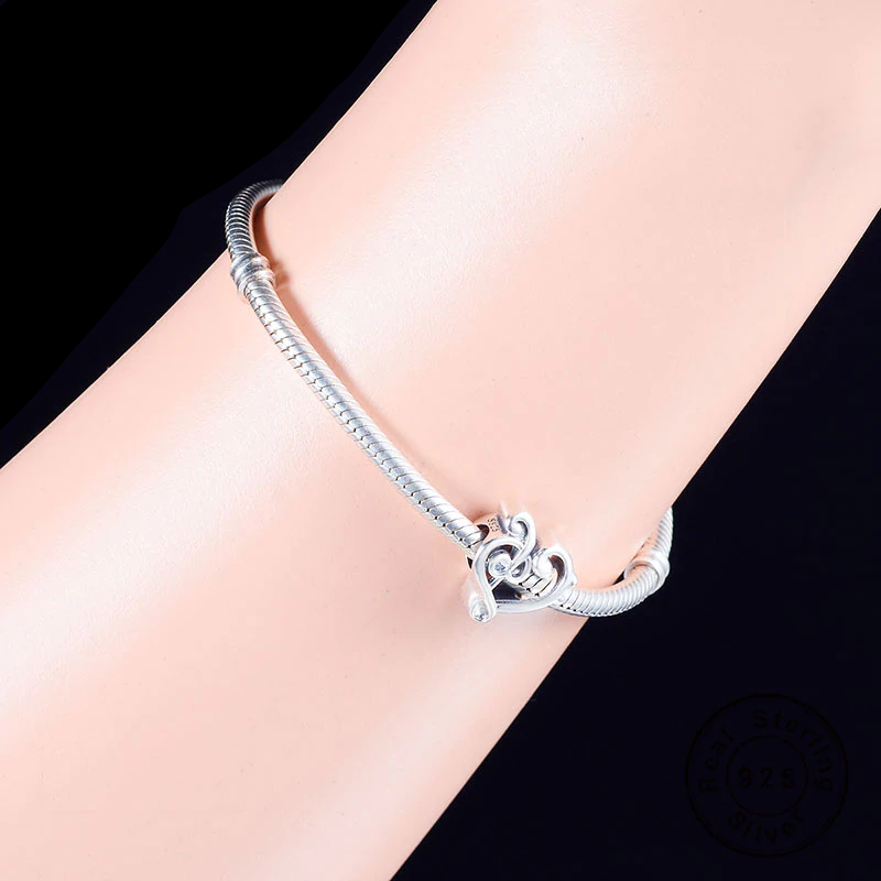 Heart Music Notes Bead