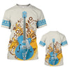 Guitar Graphic O-Neck T-Shirt