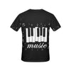 Piano Key Music Notes T-shirt