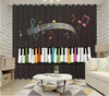 Music Notes Household Curtain