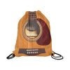 Wooden Guitar Drawstring Bags