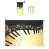 Piano Musical Waterproof Picnic Mat