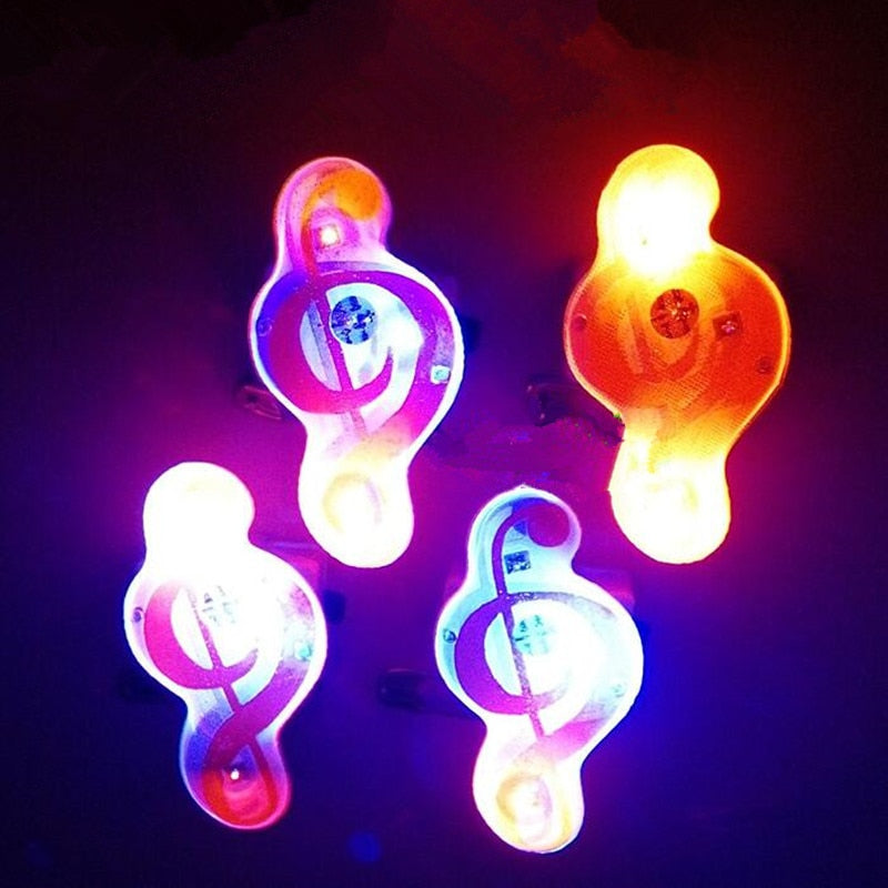 25pcs LED Music Notes Brooch Pin