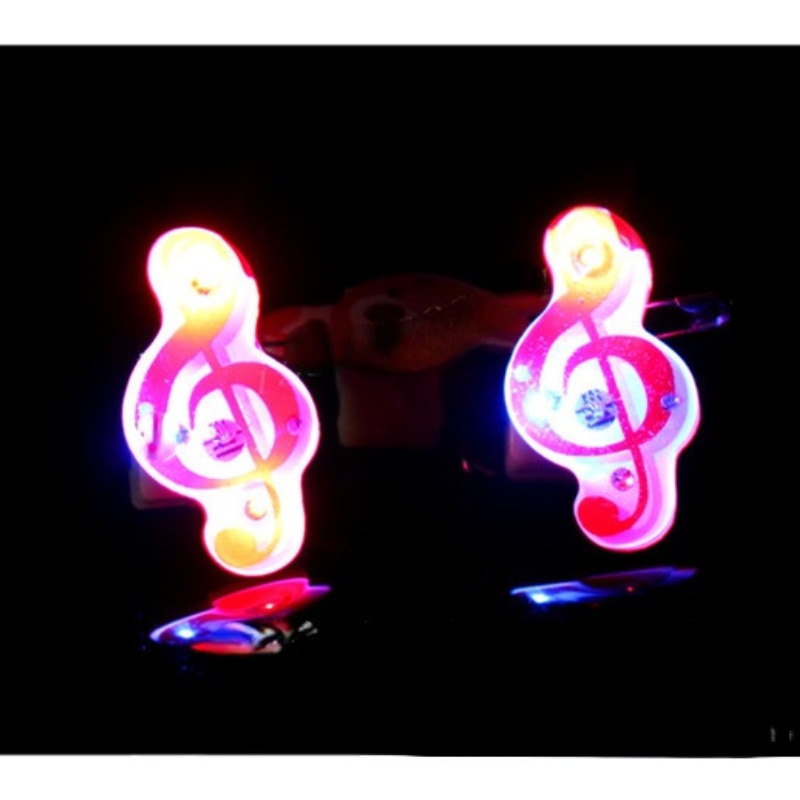 25pcs LED Music Notes Brooch Pin