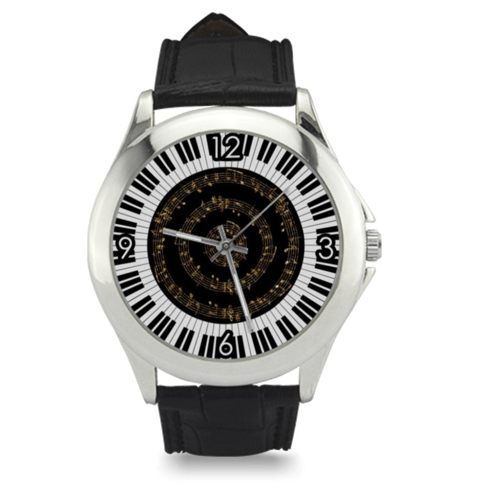 Music Piano Keys Strap Watch