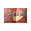 Red Guitar Leather Wallet