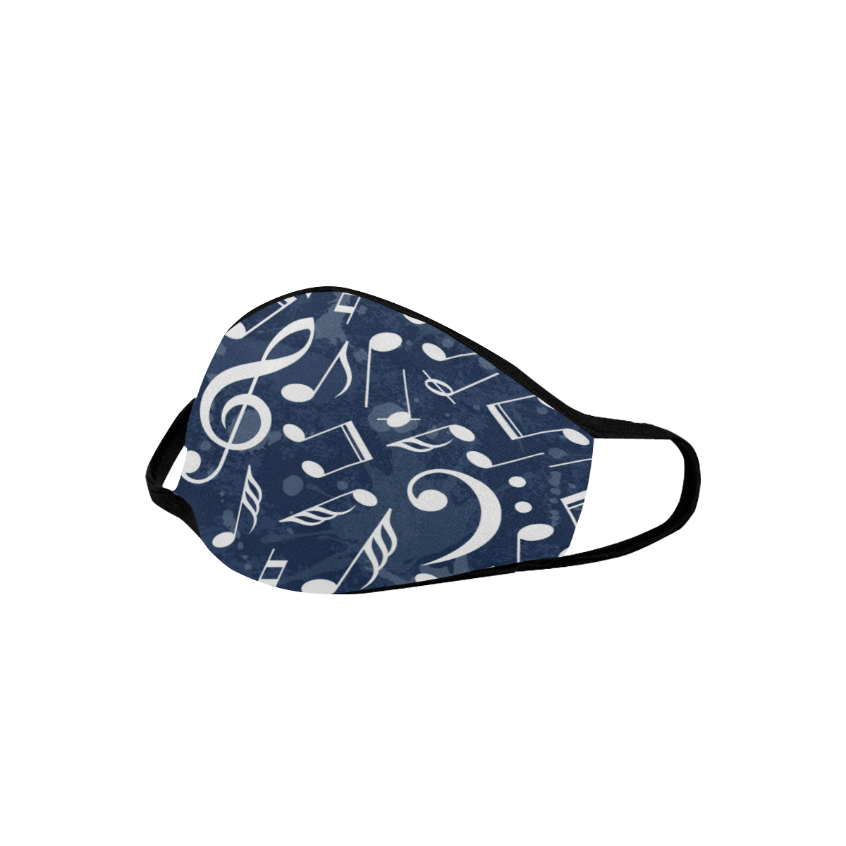 Music Notes Blue Mask