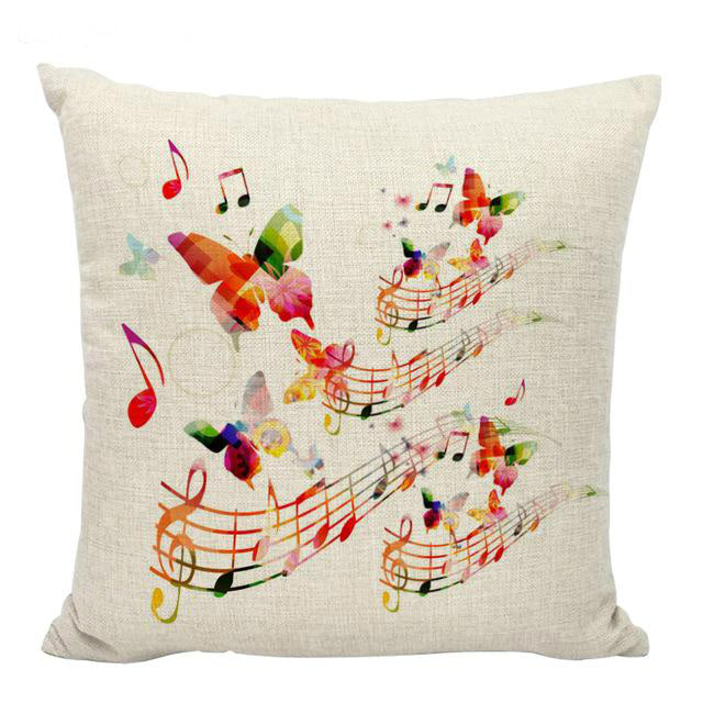 Music Series Cushion Cover - Collections