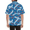 Piano Vinyl Blue Hawaiian Shirt