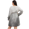 Musical Grey Plus Size Dress