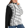 Piano Keys Music Turtleneck Sweater