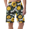 Piano Keys Sunflower Casual Shorts