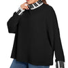 Piano Keys Turtleneck Sweater