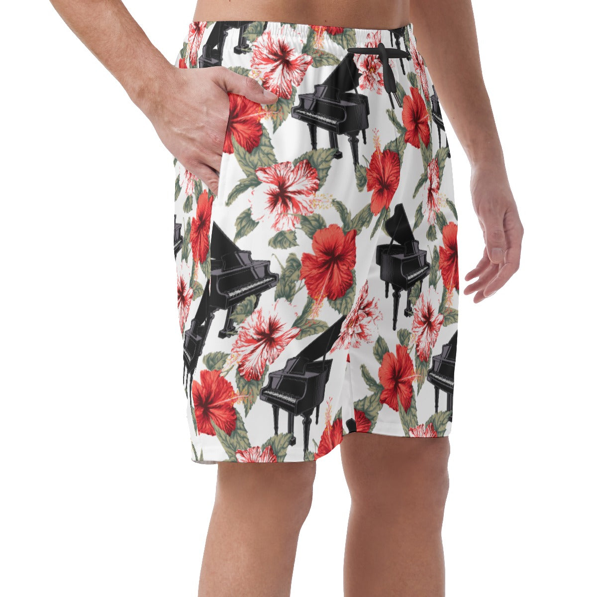 Grand Piano Floral Short Pants