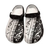 Music Notes Piano Clogs