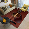 Brown Guitar Floor Mat