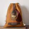 Wooden Guitar Drawstring Pocket