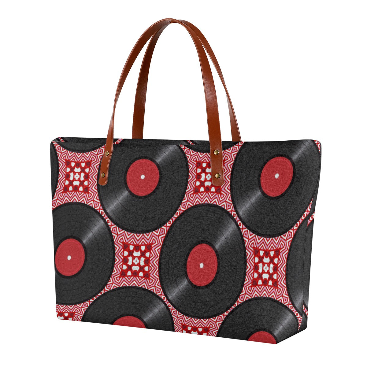 Vinyl Style Tote Bag