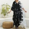 Musical Piano Keys Kaftan Robe