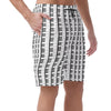 Piano Keys Short Pants