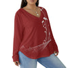 Musical Red Plus Size T-Shirt