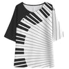 Piano Keys Curve T-shirt