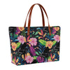 Piano Floral Tote Bag