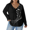 Musical Black Plus Size T-Shirt