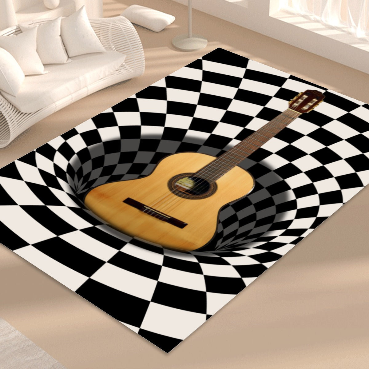 Guitar Hole Floor Mat