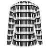 Piano Keys Pattern Oversized T-Shirt