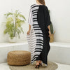 Piano Keys Kaftan Robe