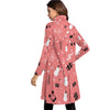 Music Notes Christmas Pink Neck Dress