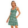 Music Sheet Green Vest Dress