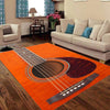 Orange Guitar Floor Mat