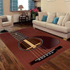 Brown Guitar Floor Mat