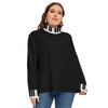 Piano Keys Turtleneck Sweater