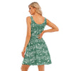 Music Sheet Green Vest Dress