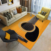 Yellow Guitar Floor Mat