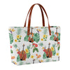 Violin Flower Tote Bag