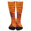 Music Notes Lava Socks