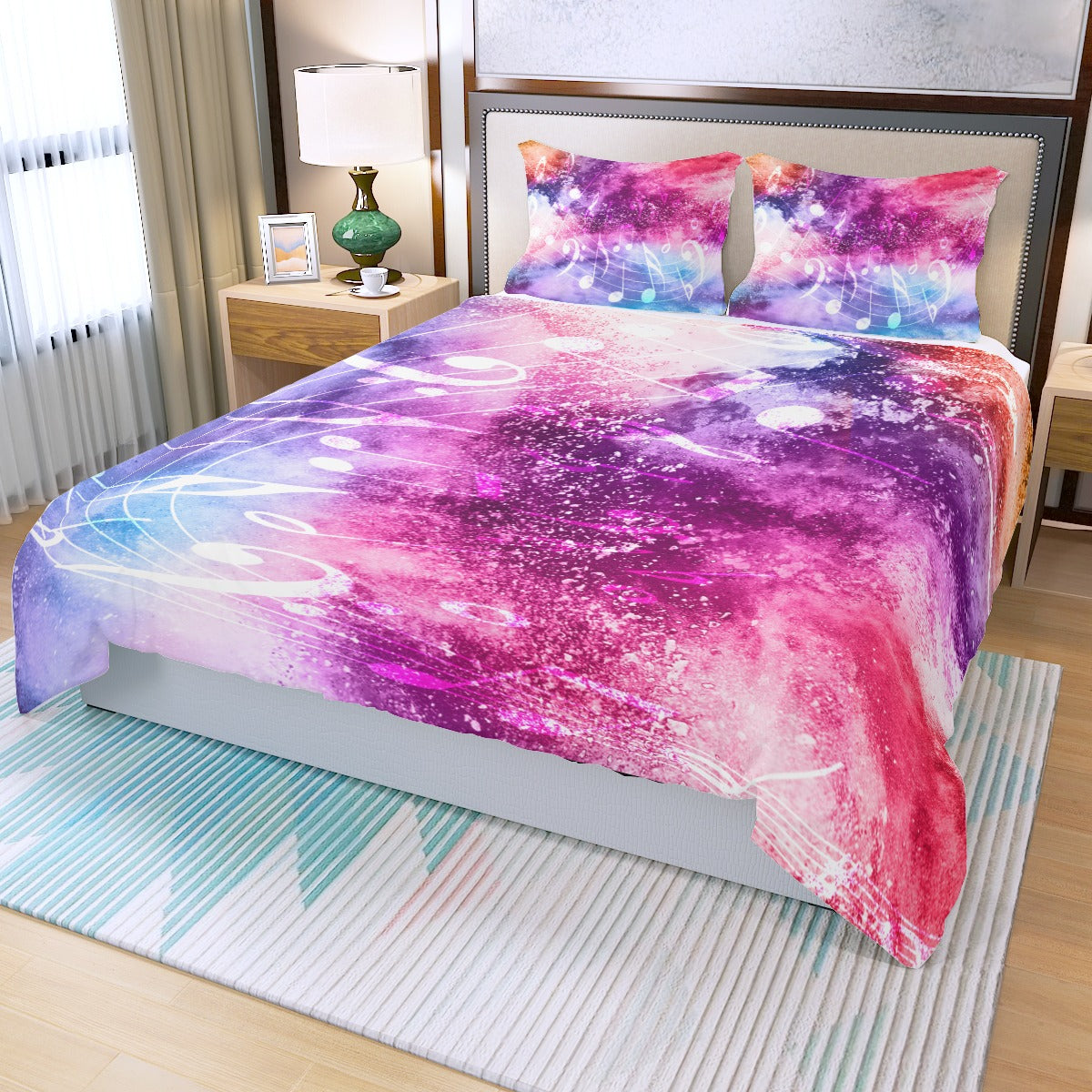 Music Notes Duvet Cover