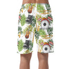 Music Instruments Floral Casual Shorts