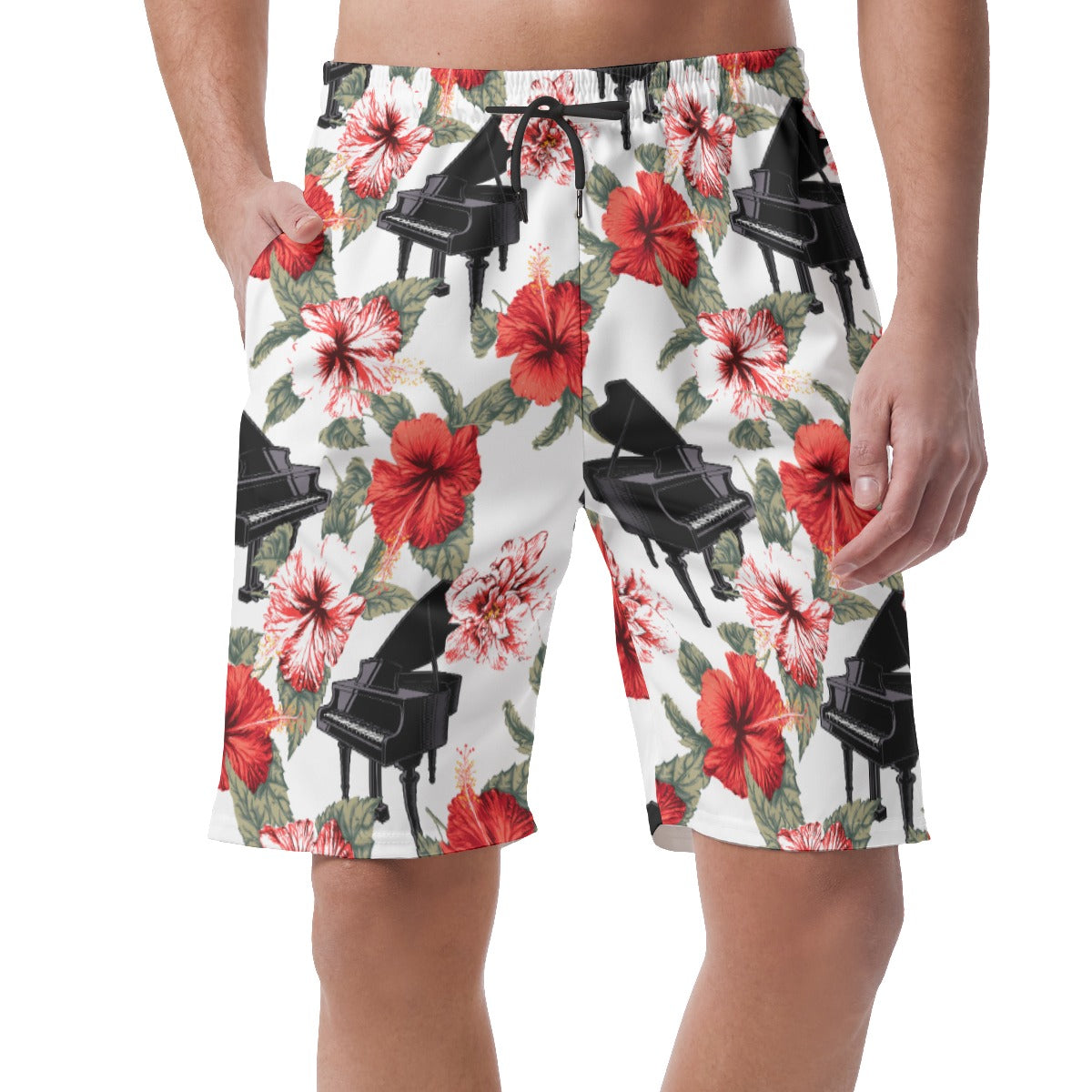 Grand Piano Floral Short Pants