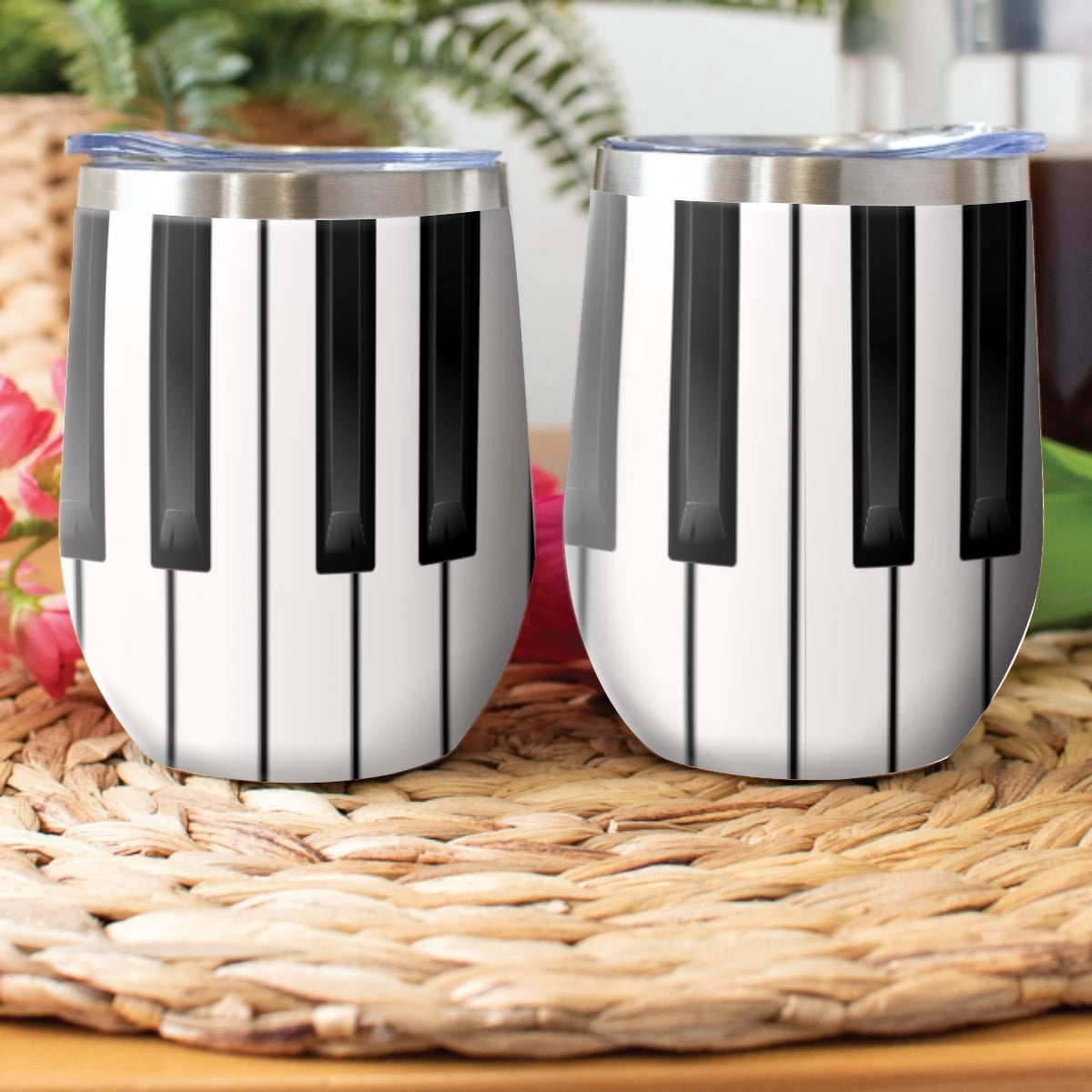 Piano Keys Stainless Steel Cup