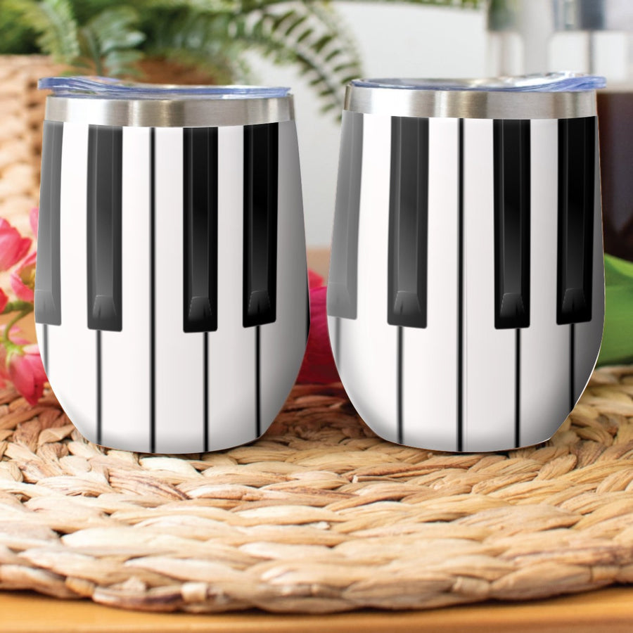 Piano Keys Stainless Steel Cup