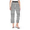 Piano Keys Lace-up Pants