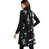 All-Over Print Women's High Neck Dress With Long Sleeve